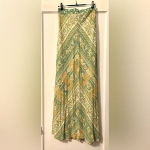NWT Spell Madame Peacock Maxi Skirt MEDIUM (M)